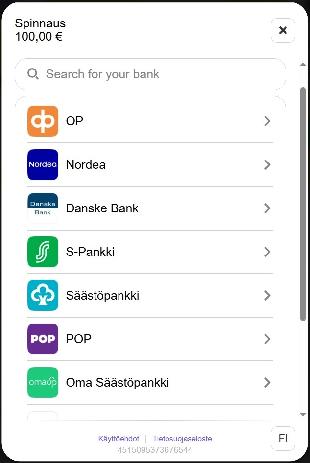 Rekisteröinti ja kirjautuminen